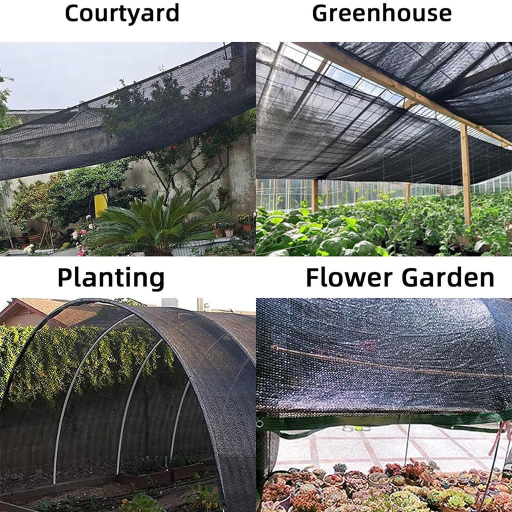 Shadow Mesh Shade Garden 3x3 Full Awning Cloth Outdoor Decoration Gardening Supplies Cover Car Sunshade Fence Shading Net Balcon