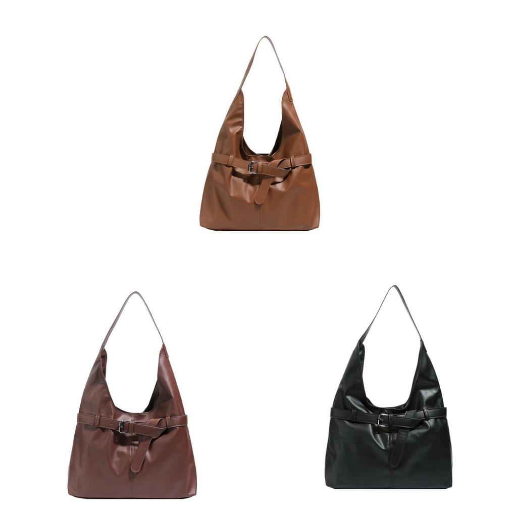 Vintage Leatherlook Tote Bag With Magnetic Closure For Work And Office Use