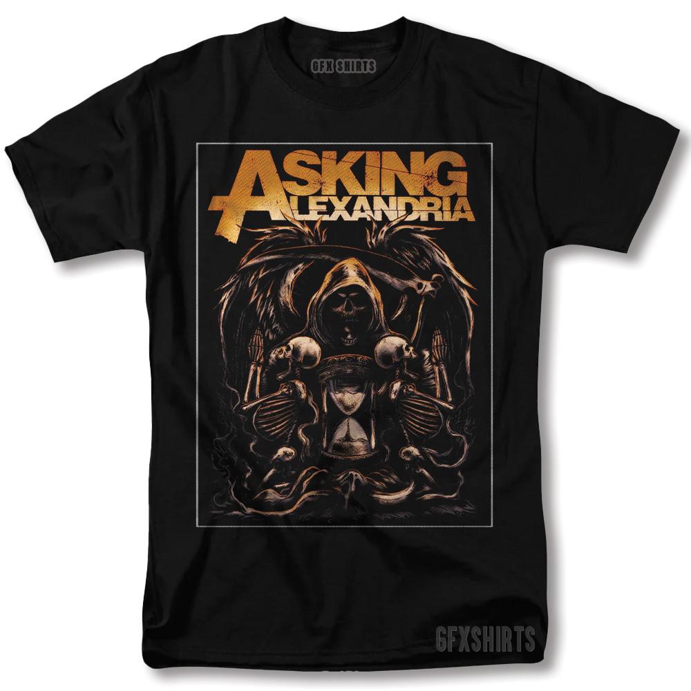 Asking Alexandria Shirt Rock Merch Concert Tour Vntg Graphic Design T-Shirt Unisex T-Shirt L