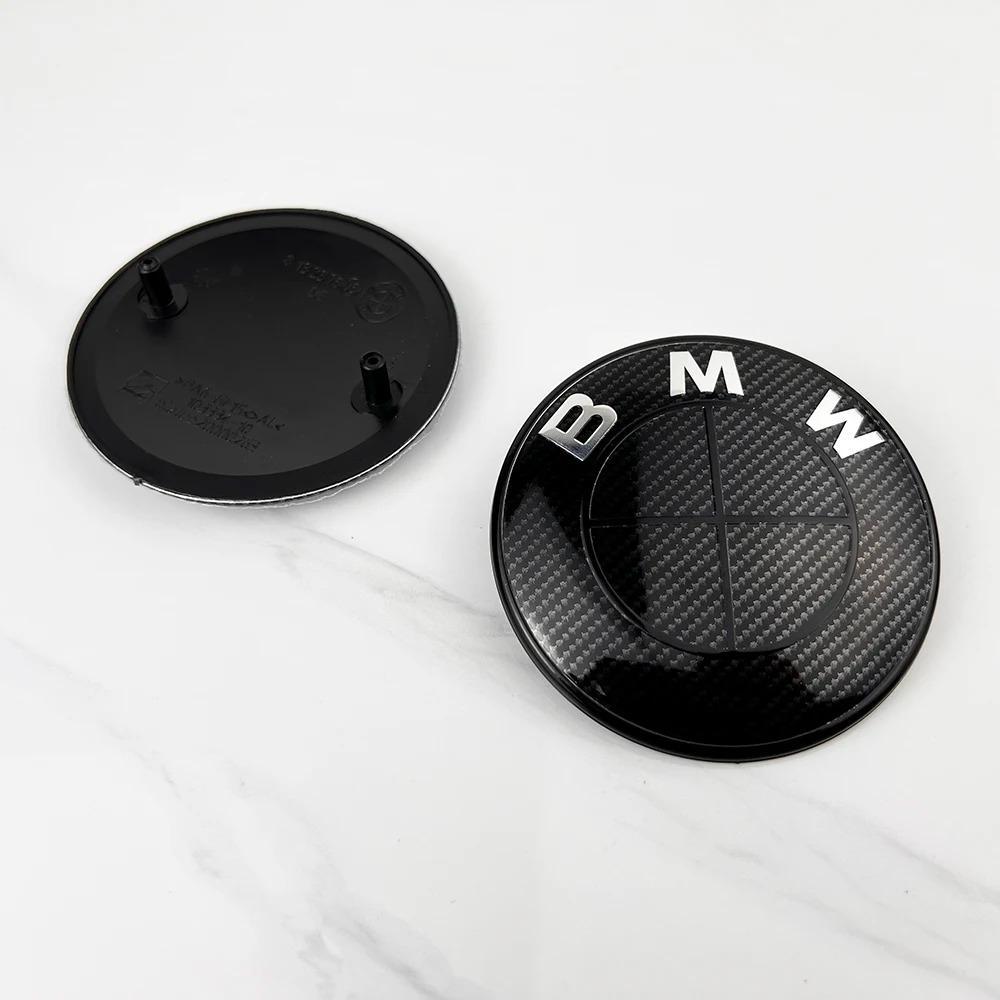 BMW M Emblem Car Hood & Trunk Emblem 82mm 74mm Compatible with E46 E36 E34 F10 E90 F30 E60 E53 E30 E92 E87 X1 X3 X5 M3 Front Rea djbf00