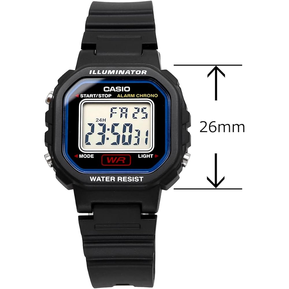 Casio Chupacasi LA-20WH-1C Digital Watch Black for Women Girls Kids