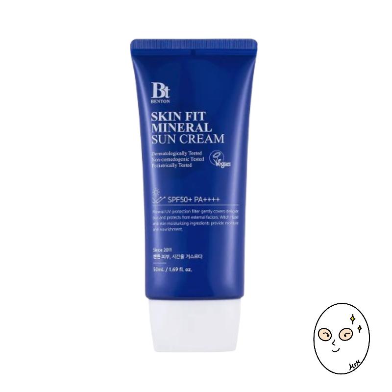 Benton Skin Fit Mineral Sun Cream SPF50+/PA++++ 50 мл