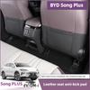 For BYD Song Plus DMI Seal U Sealion 6 Rear Seat Kick Mat Protector EV Matching Leather Modification Accessories
