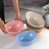 Sale Eco Friendly Wheat Straw Bowl Large Kitchen Fruit Salad Vegetable Dish Creative Microwavable Food Bowl for Household Use