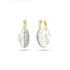 Swarovski Gold Tone Heart Drop Earrings 5737297