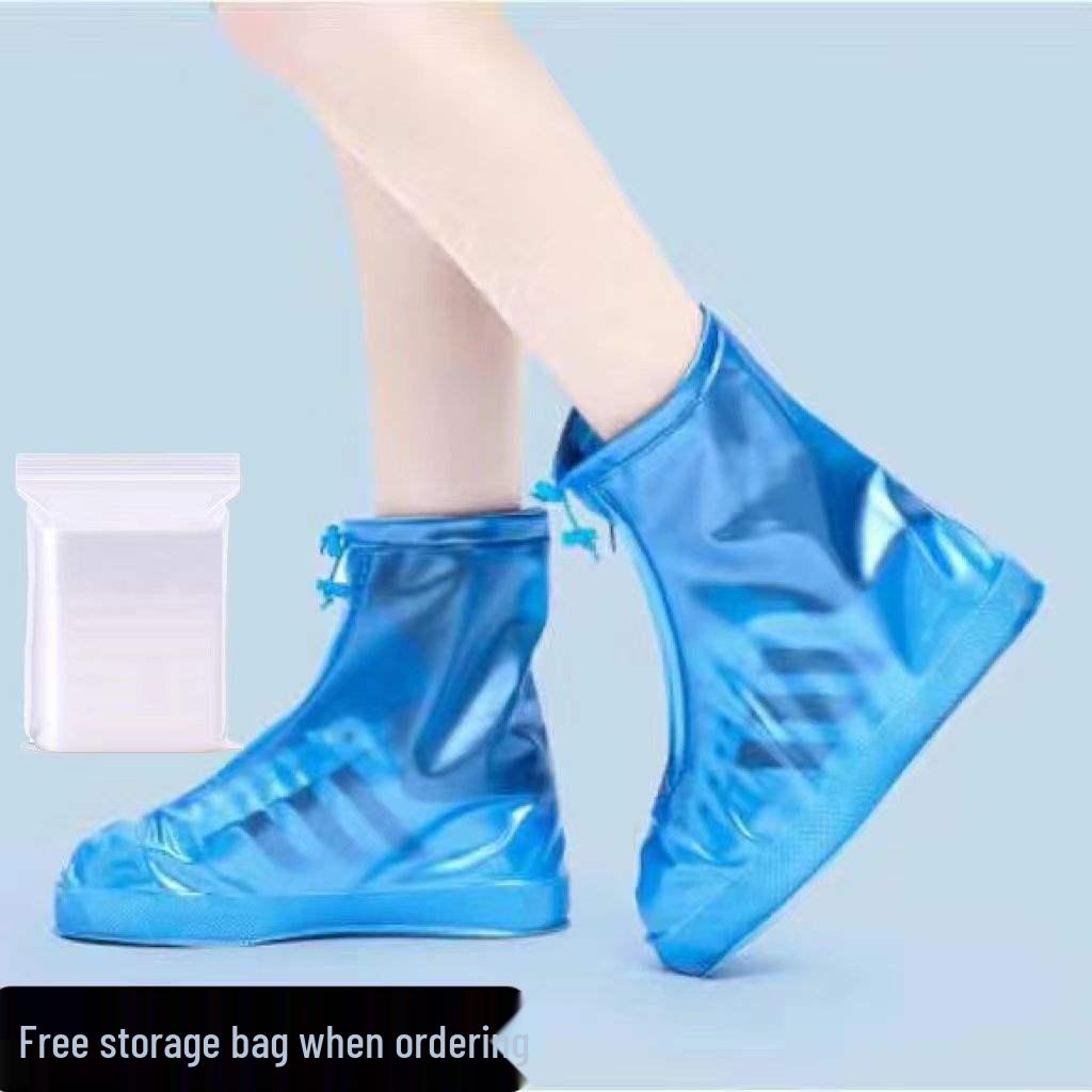 Waterproof Non-Slip Shoe Covers for Men, Women, and Children - Thickened, Wear-Resistant Rain and Snow Protection.