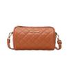 A Women's Rhombus Embroidered Thread Cylindrical Shoulder Change Bag, Autumn and Winter New Personalized Pig Cage Bag