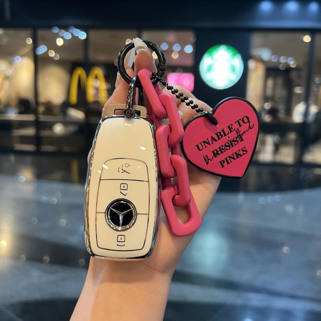 TPU Shell For Mercedes Benz A C E S G Class GLC CLE CLA GLB GLS W177 W205 W213 W222 X167 AMG Car Remote Key Case Cover PF1