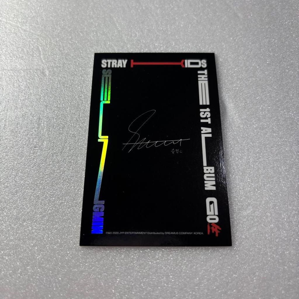 [USED] Stray Kids GO Seungmin Trading Card Limited Edition Limited
