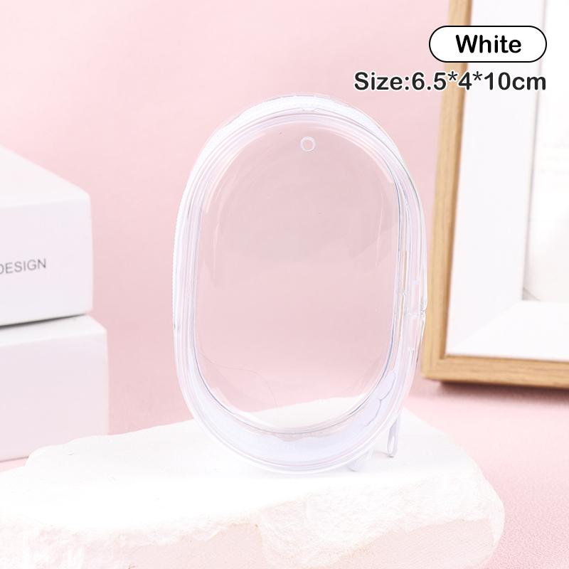 

Mini Anime Doll Display Bag Transparent Coin Purse Pouch Organizer Case Wallet Key Lipstick Earphone Storage Bag D