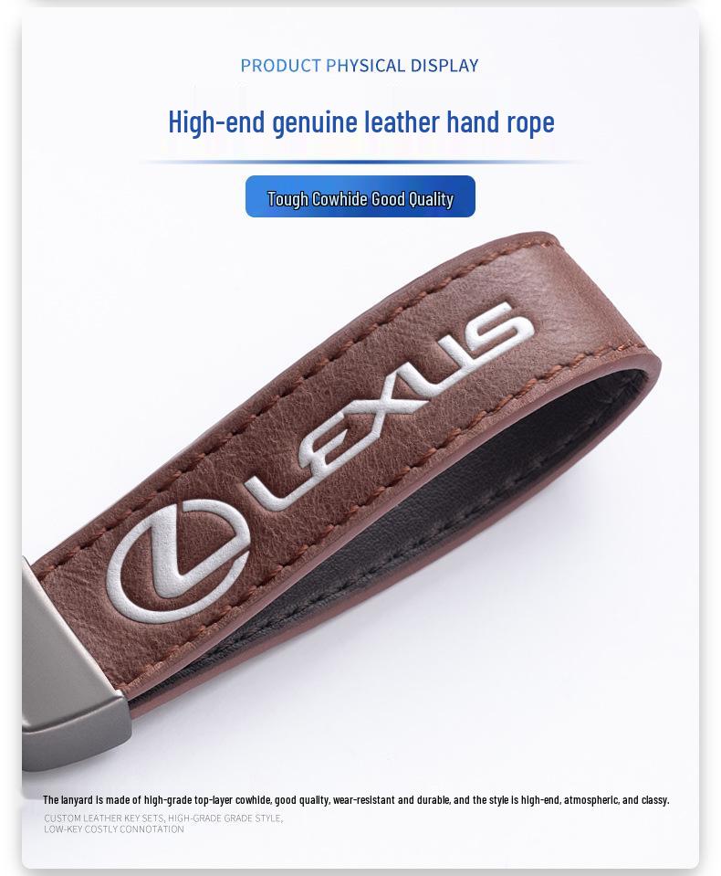 Husă cheie Lexus pentru GS IS ES200 NX RX300 CT200h - Geantă din piele cerată cu ulei