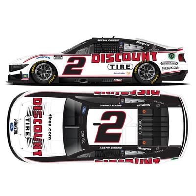 Kyosho Lionel Racing DISCOUNT TIRES 2025 Ford Mustang Austin Cindric Finished Model LR317078 1/64 #2