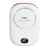 Portable Hanging Neck Fan Digital Display Strong Airflow Low Noise USB Rechargeable Bladeless Mini Cooling Fan