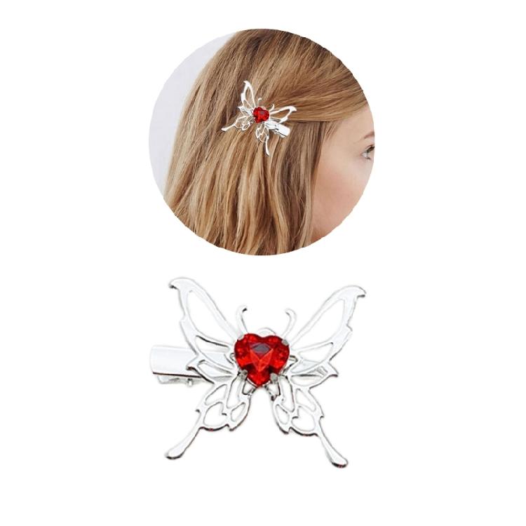 Elegant Butterfly Hair Clip Metal Hair Clip Korean Hairpin Female Side Clip Hot Girl Hair Decors Women Fashion Barrettes