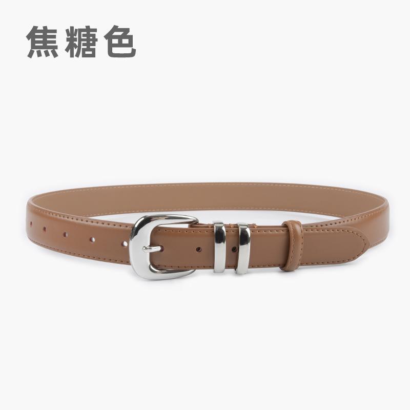 Premium Women'S Decorative Cowhide Women'S Genuine Leather Women'S Belt Casual Pants Jeans