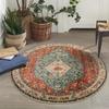 Bohemian Ethnic Round Carpet - Retro Style for Bedroom, Living Room, and Tent