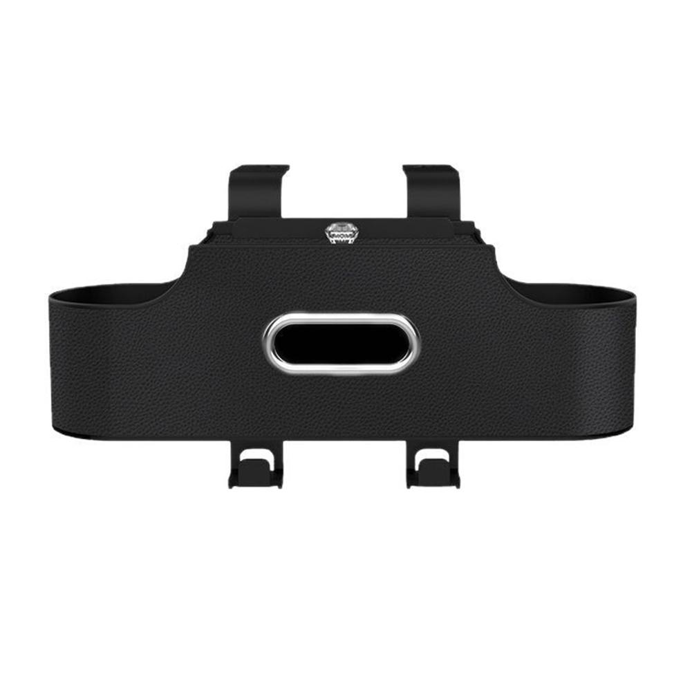 

4-In-1 Car Seat Back Storage Bag with Tissue Cup Holder Rear Seat Storage Rack Multi-Purpose Car Seat Organizer Auto Accessories чёрный