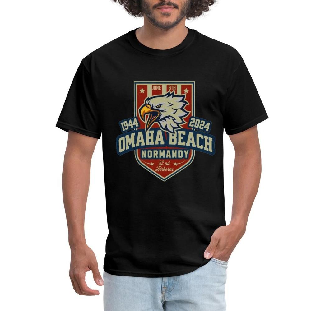 Omaha Beach Normandy 1944 - 2024 Eagle Men s T-Shirt Unisex T-Shirt S