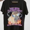 You Into Pronouns Let Me She Them Shirt, Funny Capybara Meme T-Shirt, Irony Graphic Tee, Weirdcore Y2K Aesthetic Shirt, Dirty Humor Gag.