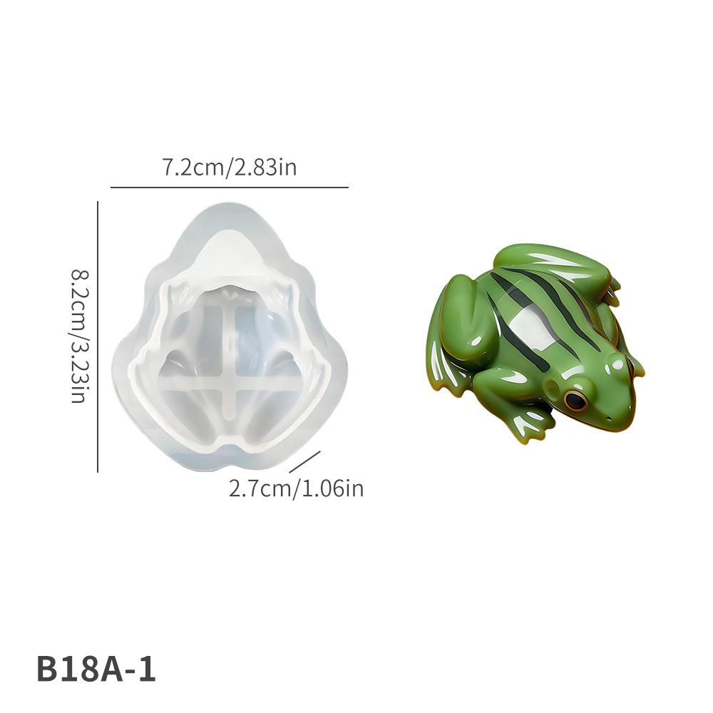 

1 Pcs Reptile Silicone Mold - Turtle Lizard & Frog Resin Casting Mold for DIY Animal Figurines & Ornaments