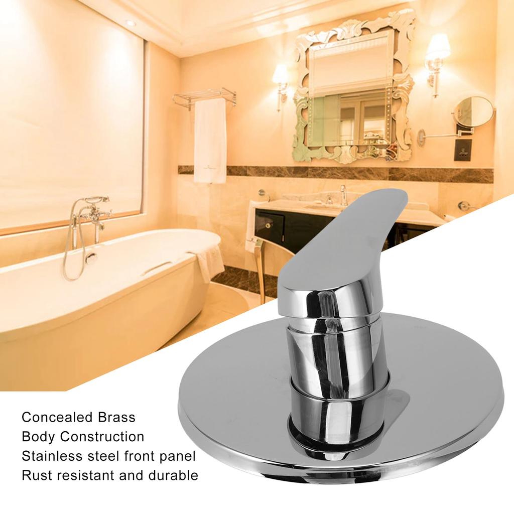 Concealed Shower Faucet Hot Cold Water Rust Proof Wall Mounted Mixer Tap for Home Hotel Wall Hot Cold Water Tap
