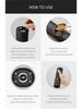 Electric Black Pepper Grinder, Stainless Steel Kitchen Tool with Reinforced Grinding Core