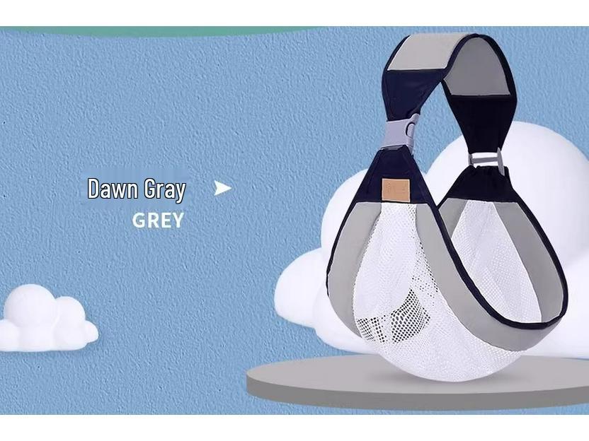 Hands-Free Baby Carrier with Waist Stool - Breathable Front Sling for Newborns