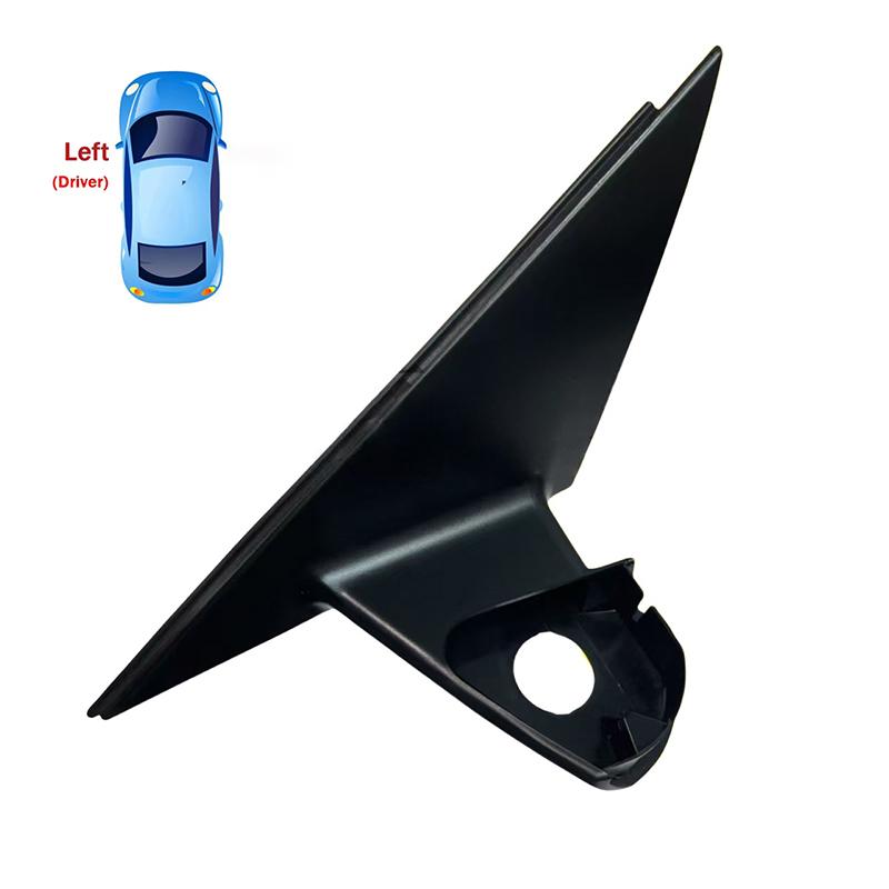 

Black Front Window Triangle Trim Mirror Cover Base Holder for Mercedes-Benz W204 C-Class C180 C200 C250 C300 C43 C63 2008-2013 Left