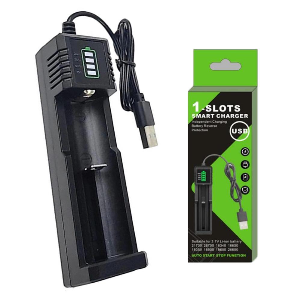

1/2/4-слотовое USB-интеллектуальное зарядное устройство для аккумуляторов 21700 14500 18500 26650 литиевых аккумуляторов, многофункциональное зарядное устройство