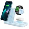 3 In 1 Wireless Charging Station Magnetic Fast Charging 18W Foldable For IPhone 16 15 14 13 12 Pro/Pro Max/Plus/Watch & Airpods