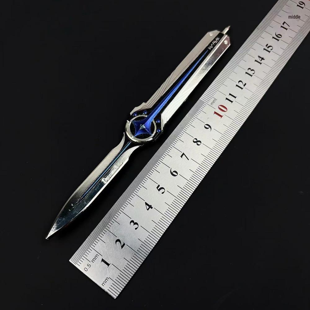 Delta Polaris Alloy Metal Knife Figurine - Game Replica Miniature Toy