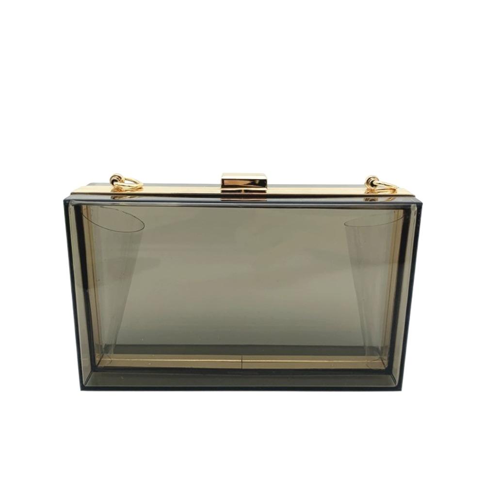 Storage Bag Acrylic Transparent Bag Summer Women Handbags Waterproof Banquet Crossbody Bag  Girls