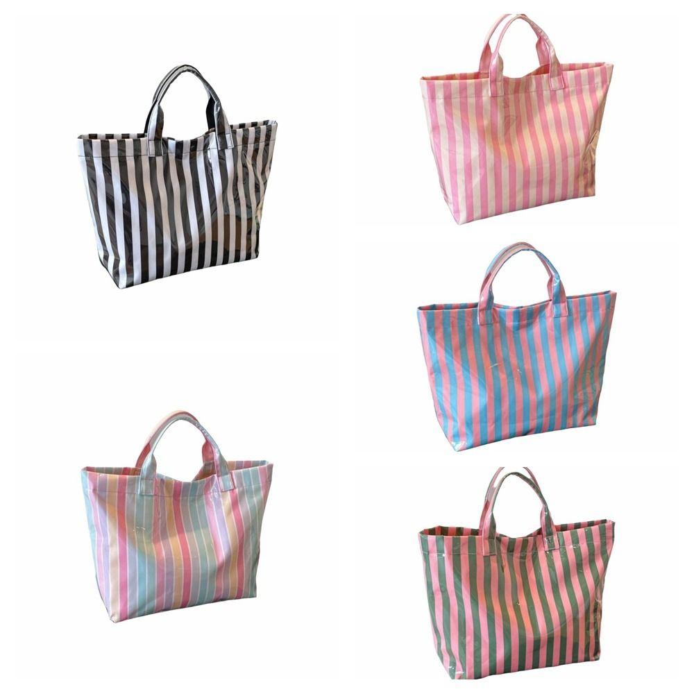 Waterproof Transparent Jelly Bag Large Capacity Beach Handbags Grocery Handbag
