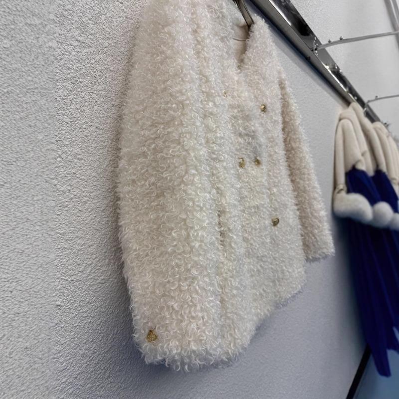 Fur integrated coat new fashion temperament winter thickened women's warm curly coat