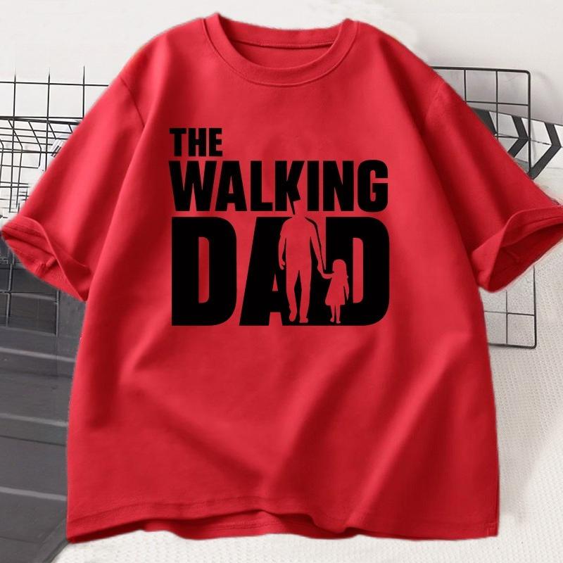 The Walking Dad Funny TShirt Funny Father and Daughter Matching Tee Shirt Cool Dad Graphic T Shirts Best Fathers Day Clothes