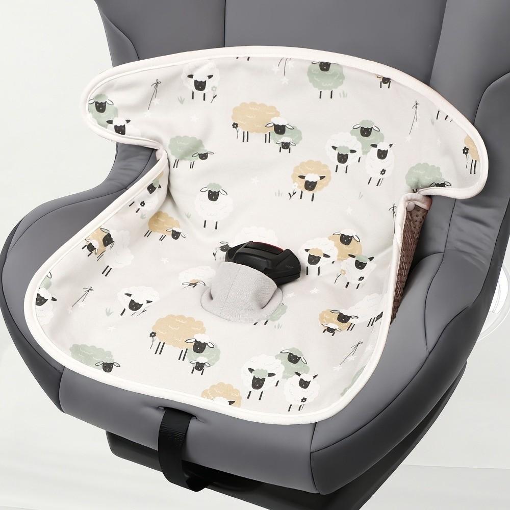 Universal Fit Stroller Cushion Washable Baby Carriage Diaper Pad Cover  Infant Use