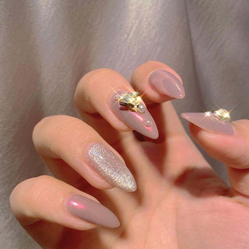 Mermaid Chrome Nail Powder Ice Transparent for Aurora Powder Mirror Manicure Pig