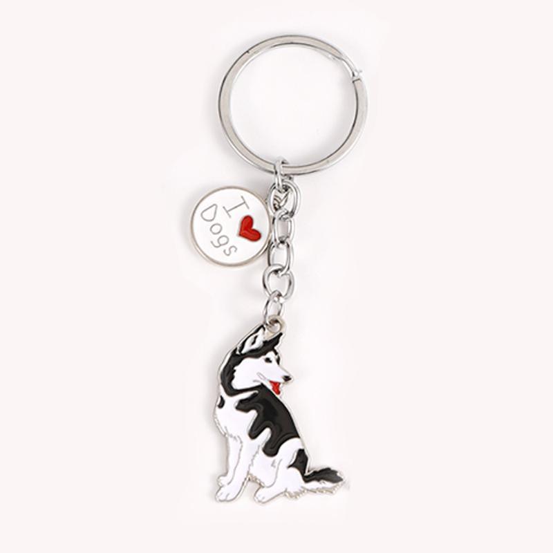 1 Pcs Women Bag Jewelry Pet Dog Golden Retriever Animal Dog Keychain Dog Pendant Pet Keyring Pet Keychain