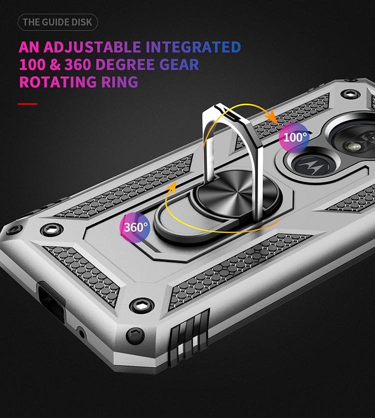Shockproof Armor Case For Motorola Moto G7 G6 E6 Plus P40 Power E5 Play One Zoom Pro Action Z4 Protective Magnetic Phone Cover