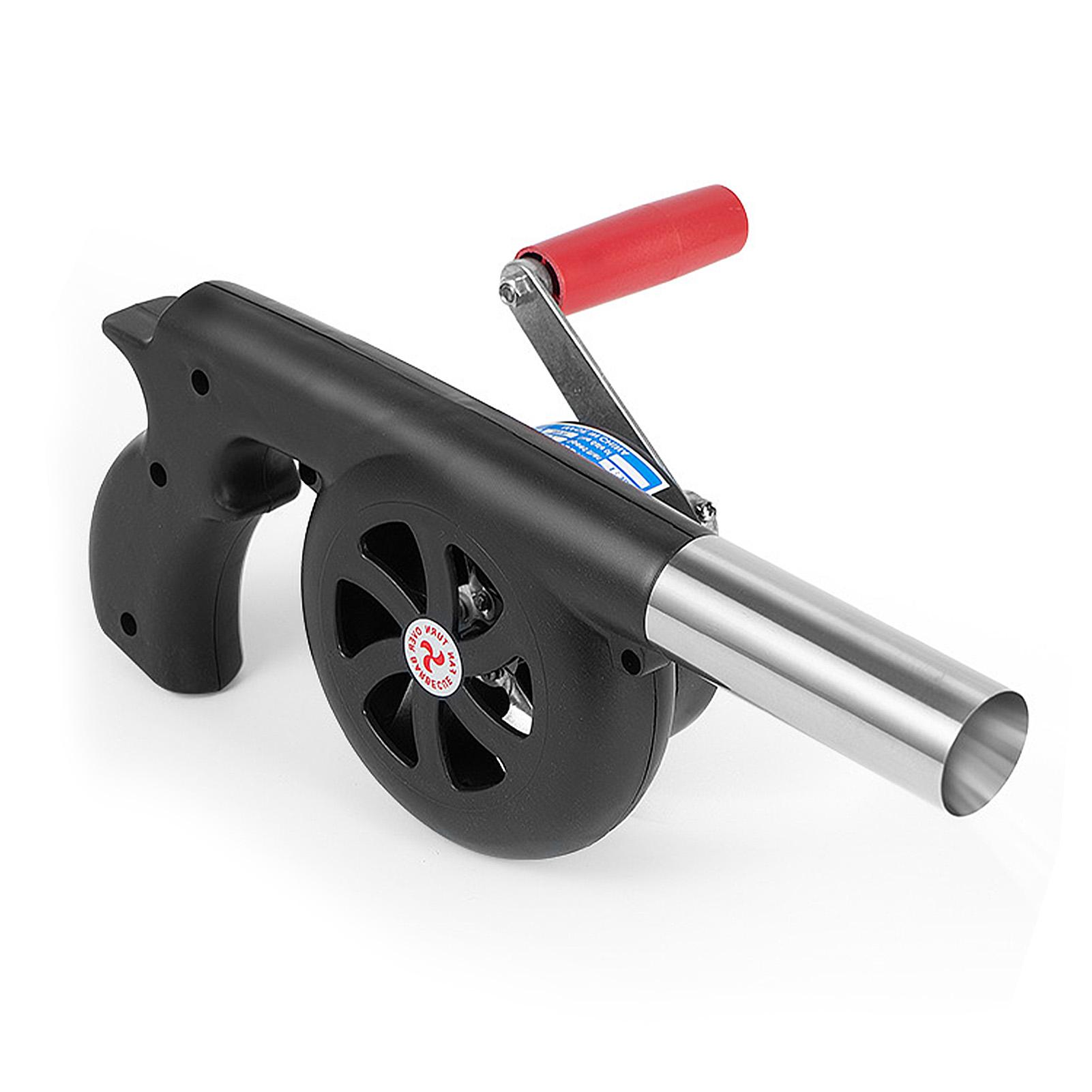 

Ручная рукоятка для барбекю, костра, воздуходувка, портативный ручной вентилятор для барбекю, для барбекю на открытом воздухе, кемпинга чёрный