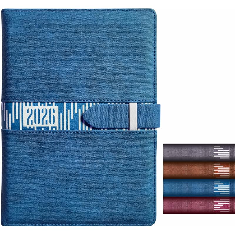 Anupam Slide Diary 2026 With Dates, 80 Gsm Full Page Per Day With Monthly Calendar, New Year Diary 2026 Size A5 (21X14Cm