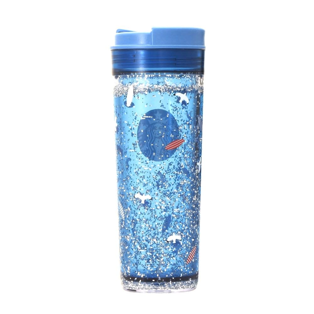 STARBUCKS Seaside Water Tumbler, 473ml, Blue, Starbucks 2024