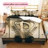 Dynamo Dresden  Pattern Bedding Quilt Set  Home Decoration  Gift (1 * Duvet Cover + 2 * Pillowcase  Without Core)