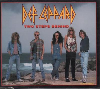 CD DEF LEPPARD - Two Steps Behind LEPCD12 Bludgeon Riffol 1993 UK Rock Used