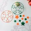 2Pcs Circle Five-pointed Star Metal Cutting Dies Paper Cut Card Making Template for DIY Scrapbooking Decorative Craft Mold Diecuts