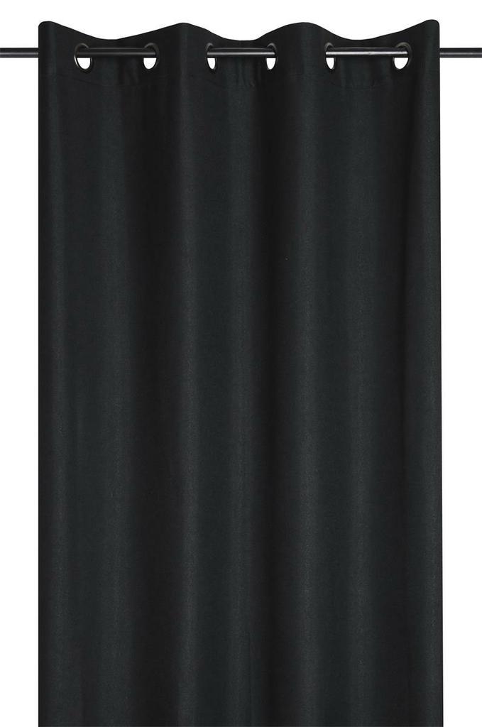 Cortina Portland 140X260 Preta 100% Bla