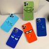 3D Funny Face Transparent TPU Phone Case For IPhone 17 11 12 13 14 15 16 Pro Max 16 Plus Cover