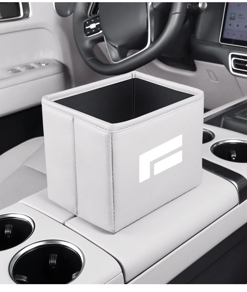 Jishi 01 Car Storage Box - Multi-functional Foldable Organizer & Trash Can