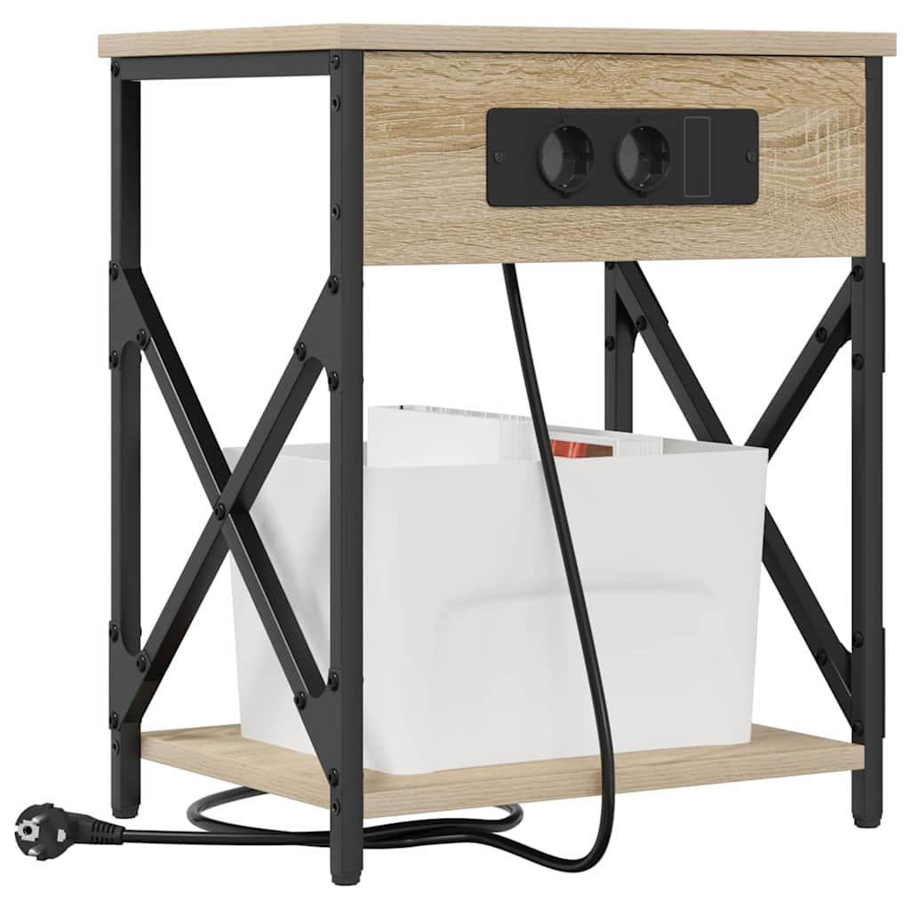 Nightstand Sonoma Oak 41 x 31 x 51 cm Particleboard