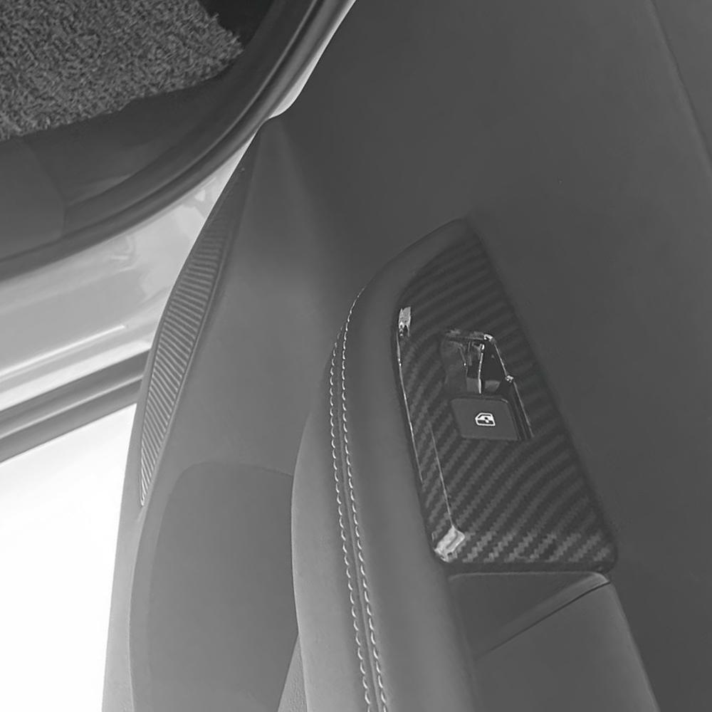 4pcs Car Door Armrest Window Lift Switch Buttons Cover For Nissan Qashqai J12 2024 2024 Door Armrest Panel